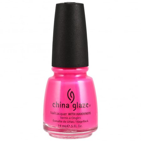 China Glaze Nail Polish - Neon Pink Voltage 14ml (70291) | Nail Polish Direct