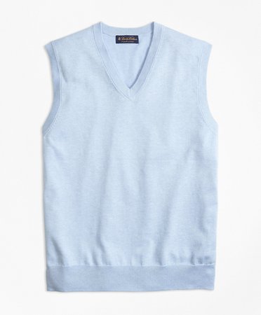 light blue sweater vest