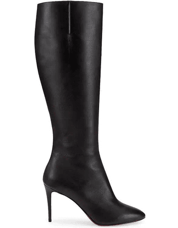 Black Tall Knee High Boots