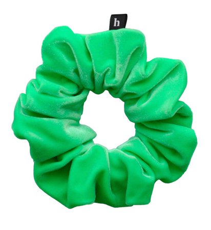 green scrunchie