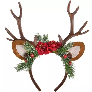 Christmas Woodland Deer Headband | Party City