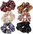 Amazon.com : Hair Styling Hairstyling Set Kit of 6pcs Satin Scrunchies Hairbands Hair Bands Ponytails Holders Bobbles In Different Colors : Beauty
