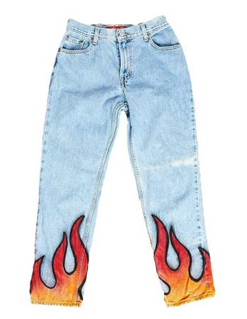 fire jeans