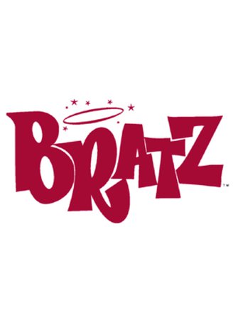 red Bratz logo png filler Y2k