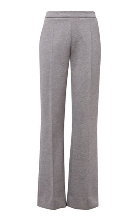 Minimalistic Charme Cotton-Jersey Straight-Leg Pants by Dorothee Schumacher | Moda Operandi