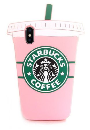 pink Starbucks iPhone case