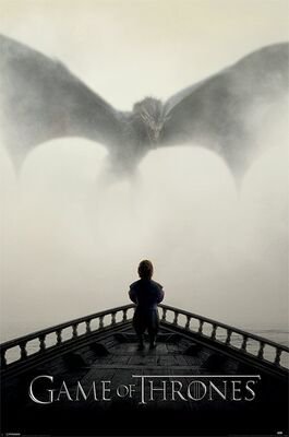 A Lion And A Dragon | Game Of Thrones Poster | EMP