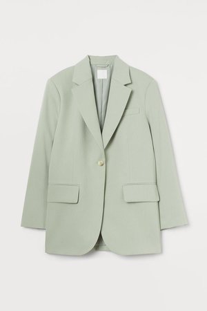 Oversized blazer - Sage green - Ladies | H&M GB