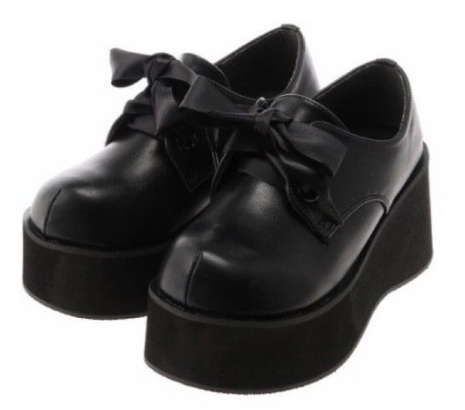 chunky black shoes