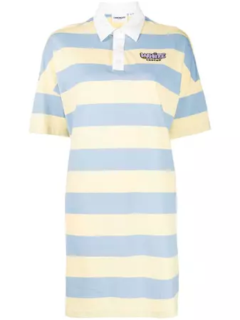 CHOCOOLATE | Striped Polo T-Shirt Dress - Farfetch