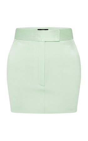 Lark Satin Crepe Mini Skirt By Alex Perry | Moda Operandi
