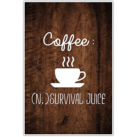 Amazon.com: Coffee Survival Juice Kitchen Wall Art: Handmade