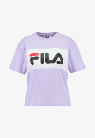 Fila ALLISON TEE - T-shirt med print - orchid petal/bright white - Zalando.se