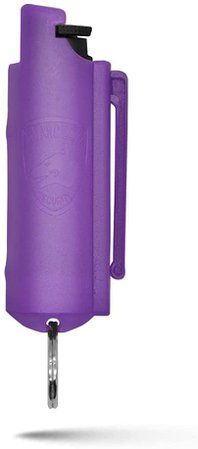 Amazon.com : GUARD DOG SECURITY Quick Action Pepper Spray Keychain - Maximum Strength MC 1.44 - Pepper Spray Range up to 16 ft - Made in USA - Purple : Self Defense Pepper Spray : Sports & Outdoors