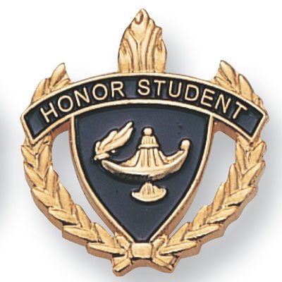 Honor Student Lapel Pin badge