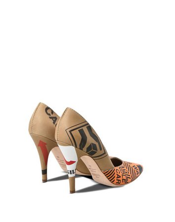 Moschino Cardboard Couture Heels