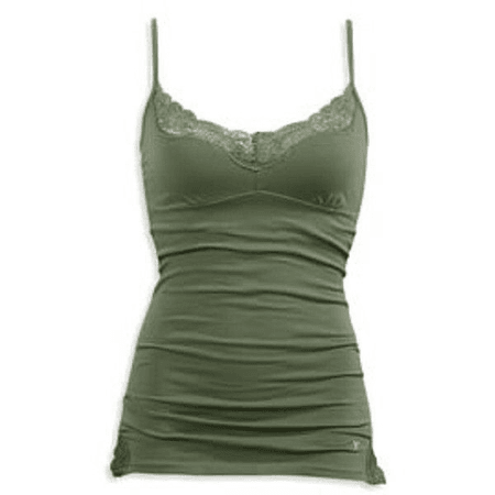 tank top green lace