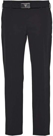 technical fabric trousers