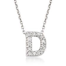 letter d necklace