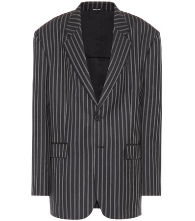 Striped Wool-Twill Blazer | Maison Margiela - Mytheresa