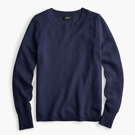 Long-sleeve cashmere crewneck sweater - Women's Sweaters | J.Crew