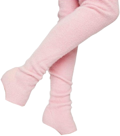 light pink ballerina leg warmers