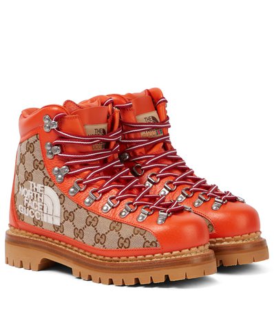 Gucci - x The North Face combat boots | Mytheresa