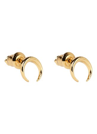 Orelia Crescent earrings earring earings earing gold golden Bijenkorf