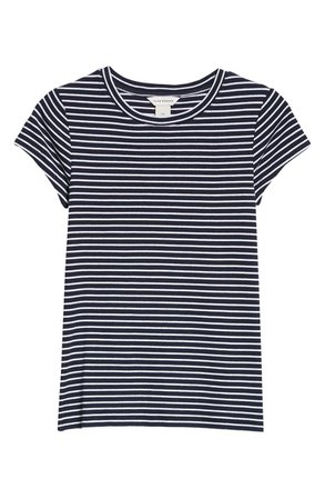 Club Monaco Bowee Stripe Cotton Blend T-Shirt | Nordstrom