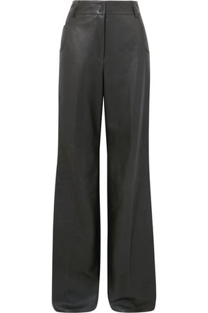 Akris | Pantalon large en cuir | NET-A-PORTER.COM