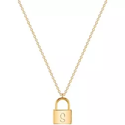 lock pendant necklace gold - Google Shopping