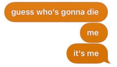 Orange Text Messages Funny Cute