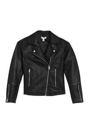 TOPSHOP | Rosa Faux Leather Biker Jacket | Nordstrom Rack