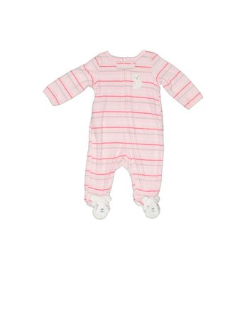 Carter's Stripes Pink Long Sleeve Outfit Newborn - 65% off | thredUP