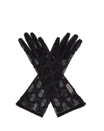 gucci sheer gloves