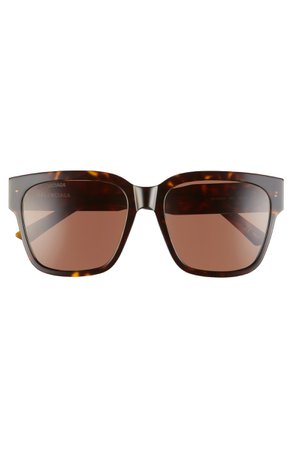 Balenciaga 55mm Square Sunglasses | Nordstrom