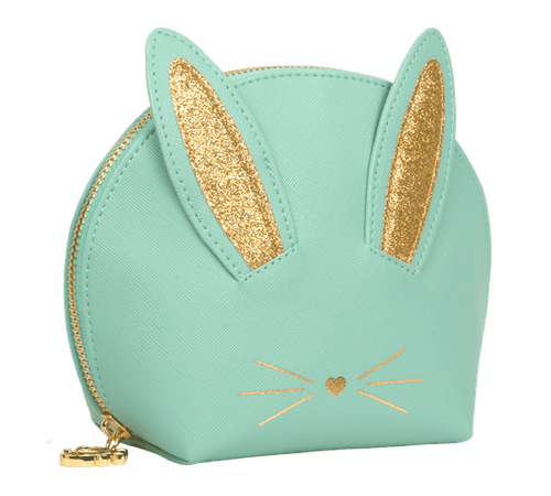 Blue Cruelty-Free Makeup Bag: Cool Not Cruel Bunny Bag - Too Faced