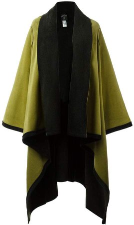 Pre-Owned felt shawl wrap coat