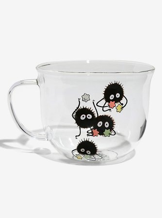 Studio Ghibli Spirited Away Soot Sprite Glass Mug