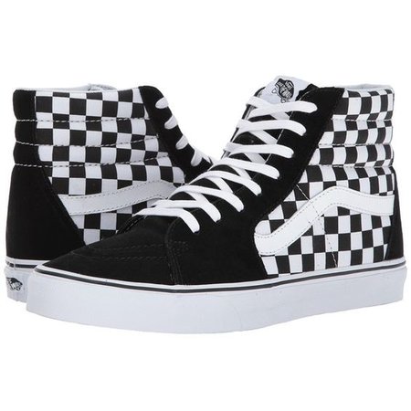 Vans SK8-Hitm ((Checkerboard) Black/True White 1) Skate Shoes