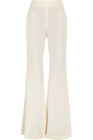 ELLERY | Valley Curtain Satin-Crepe Flared Pants