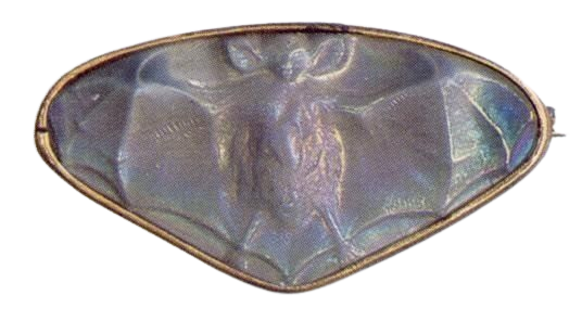 bat brooch lalique