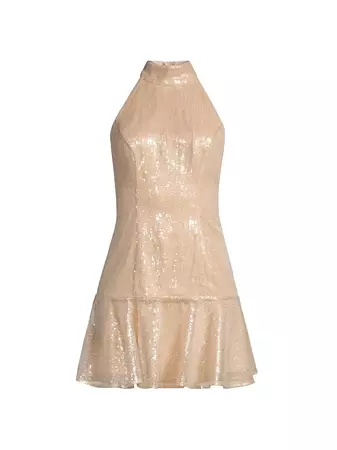 Shop Milly Rochel Sequin Minidress | Saks Fifth Avenue