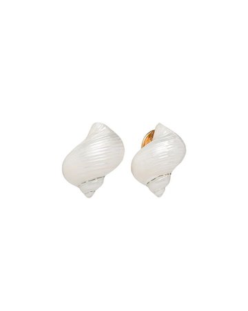 Prada Shell Earrings