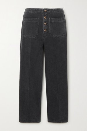 Reformation | Eloise cropped high-rise wide-leg jeans | NET-A-PORTER.COM