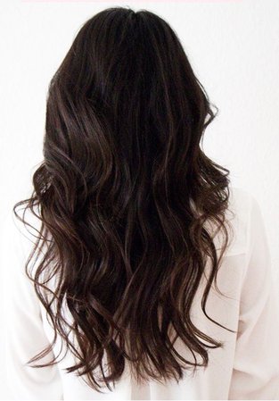 Long Dark Wavy Hair