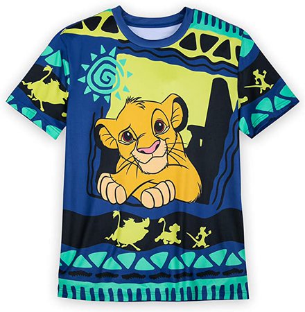 Amazon.com: Disney Simba Synthetic T-Shirt for Men – The Lion King Multi: Clothing