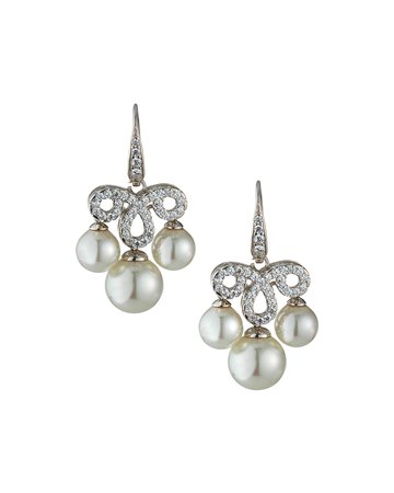 Majorica Chandelier Pearl Earrings