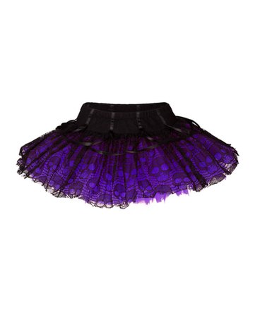 Jawbreaker Tutu violet | Gothic miniskirt | Emo Fashion | horror-shop.com