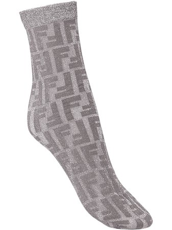 Fendi Fendi Prints On Monogram Socks